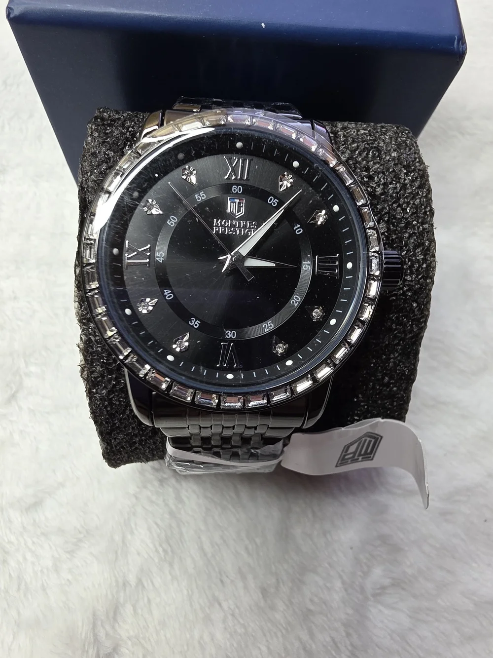 Invicta Montres Prestige Black Stainless Steel Men's Watch MPW-0243